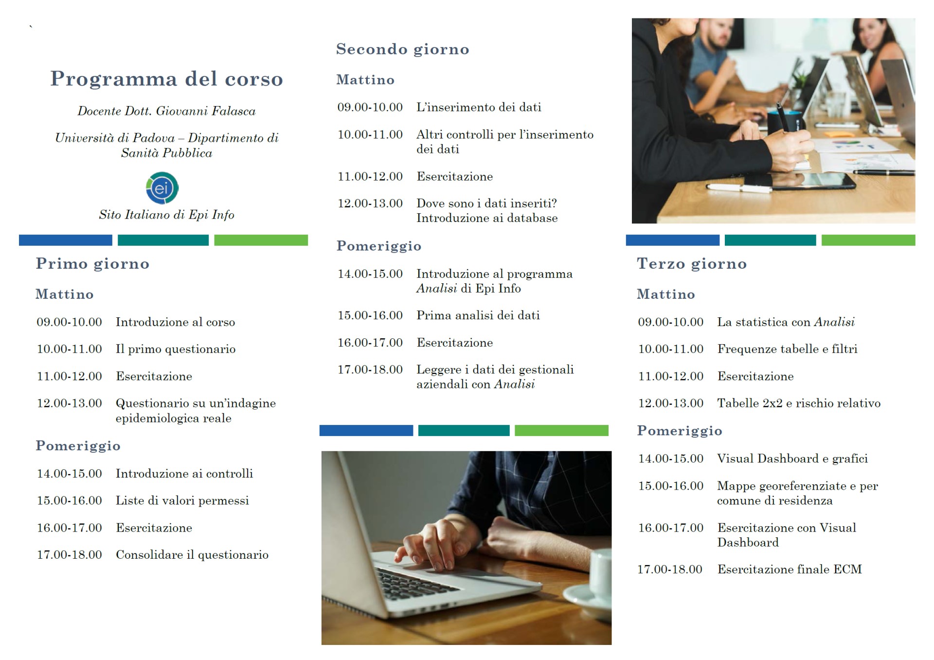 Programma del corso II